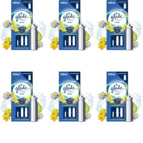 Glade Touch & Fresh Refill, Air Freshener Mini Spray, Marine, 10ml (Pack of 6)