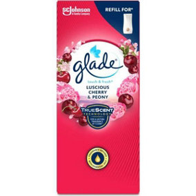 Glade Touch n Fresh Refill Air Freshener Peony & Cherry 10ml - Long Lasting