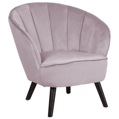 Glam Armchair Velvet Pink DALA