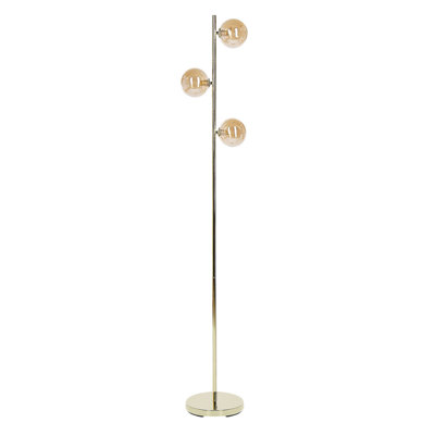 Glam Metal Floor Lamp Gold RAMIS