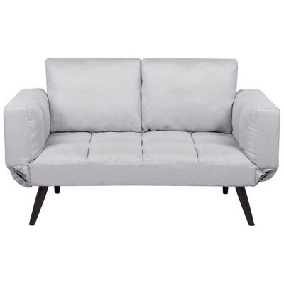 Glam Sofa Bed BREKKE Light Grey