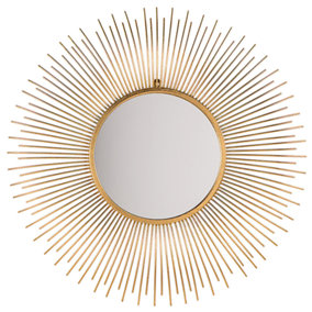 Glam Wall Mirror 80 cm Gold CILLY