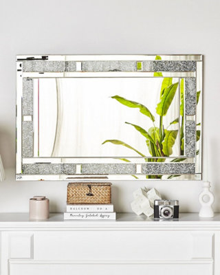 Glam Wall Mirror 90 Silver AVRILLE