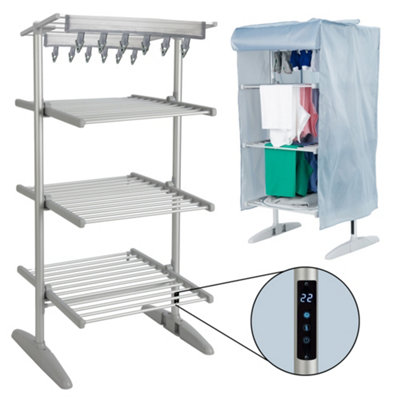 Heated drying best sale clothes rack