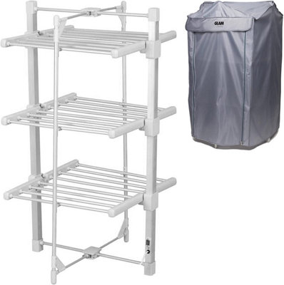 Simply Brands — 3 Tier Electric Clothes Dryer Rack with Cover