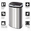 GlamHaus Sensor Bin, Motion Sensing 60L For Kitchen, Soft Close With Supplied Power Adaptor Or Battery Operated