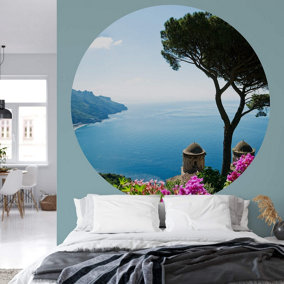 Glance on the Amalfi Coast Mural - 144x144cm - 5540-R