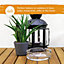 Glass Ash Tray, Cigars and Smoking Perfect for Pubs, Gardens (2 Clear Ashtray)