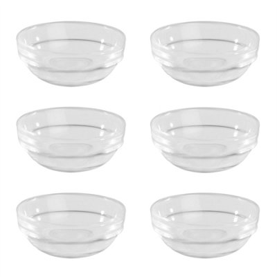 Glass Condiment Dishes - Set of 6