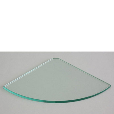 Glass Corner Shelf  25x25x0.8cm