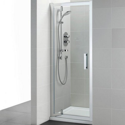 Glass Screen Door Only Shower Enclosure 1900 x 800mm Chrome Finish Frame - 6