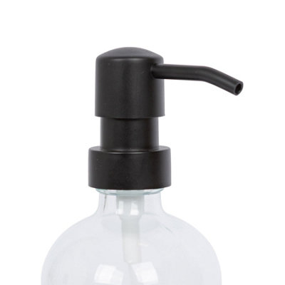 Glass Soap Dispensers - 500ml - Clear - Pack of 8 - 4