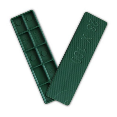 Glazing Packers 120 Mixed Plastic Packers with Wedge Tool - 7