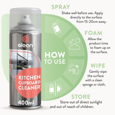 Glean Kitchen Surface Cleaner for Cupboards Laminate Worktops ...