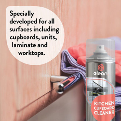 Glean Kitchen Surface Cleaner for Cupboards Laminate Worktops ...