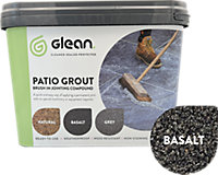 GLEAN Patio Grout - Brush In Jointing Compound - Basalt - 15kg