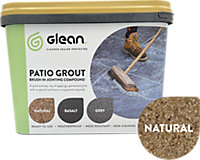 GLEAN Patio Grout - Brush In Jointing Compound - Natural Buff - 15kg
