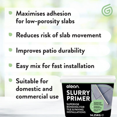 GLEAN Slurry Primer - 14.25kg - Tile Primer For Porcelain & Natural Stone