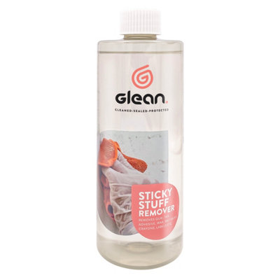 GLEAN Sticky Stuff Remover Liquid - Removes sticky tape, labels, chewing gum, tar, grease - 500ml