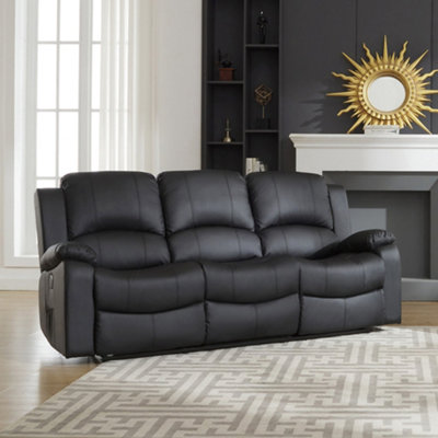 Wide reclining online sofa