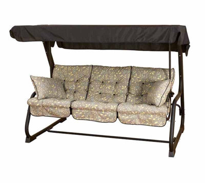Glendale 3 Seater Hammock - Country - L154 x W113 x H192 cm - Black/Teal