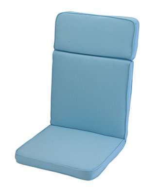 Glendale Placid Blue High Recliner 116cm (L) x 49cm (W)