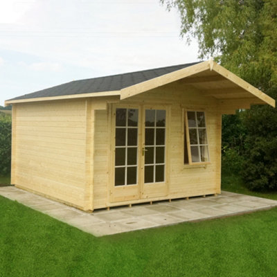 Glenmore 28mm Log Cabin 10Gx8ft (2990 Gable x2390mm)