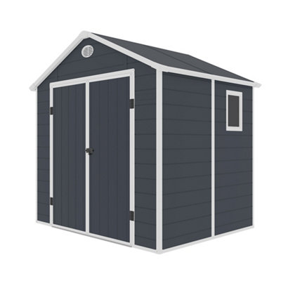 Glenvale Plastic Shed Apex Steel Internal Frame 8 x 6 - 3