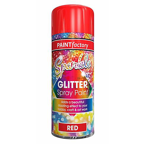 Glitter Red Paint 200ml (Spray)