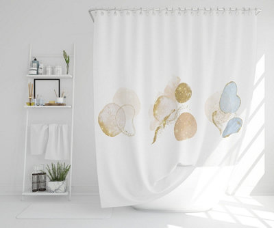 Watercolor shower 2025 curtain