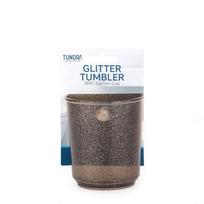 Glitter Suction Tumbler-toothbrush and tooth paste holder - 3