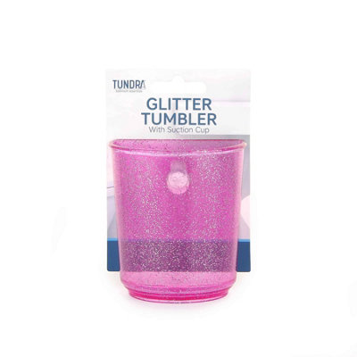 Glitter Suction Tumbler-toothbrush and tooth paste holder - 4