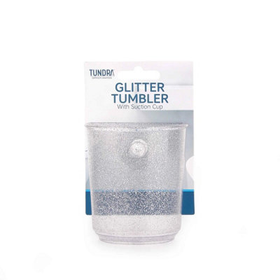 Glitter Suction Tumbler-toothbrush and tooth paste holder - 5
