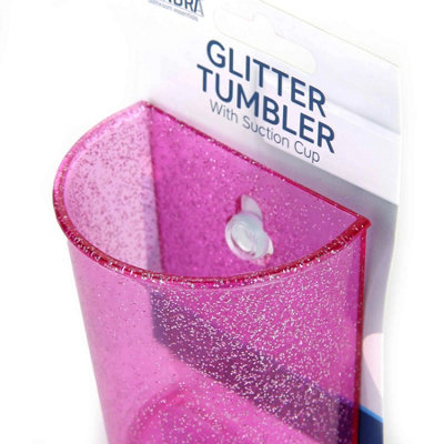 Glitter Suction Tumbler-toothbrush and tooth paste holder - 7