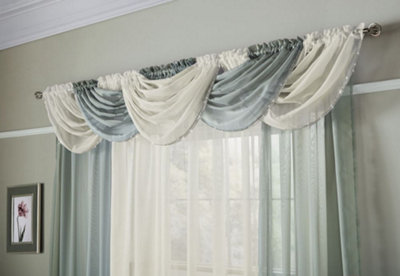 Voile swags and clearance curtains