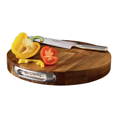 Global Acacia Pro Round Cutting Board