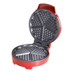 Global Gizmos 37559 Red Waffle maker