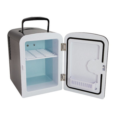Global Gizmos 4 Litre Mini Fridge - Black