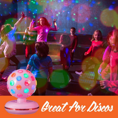 Global Gizmos 6" Pink Rotating Disco Ball