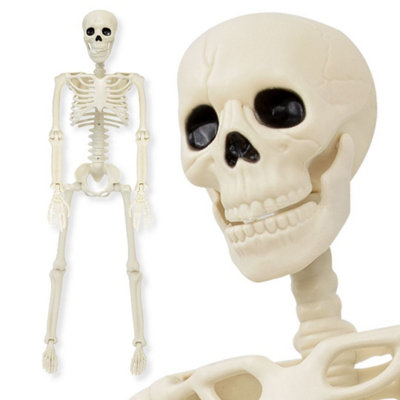 Global Gizmos 90cm Posable Halloween Skeleton