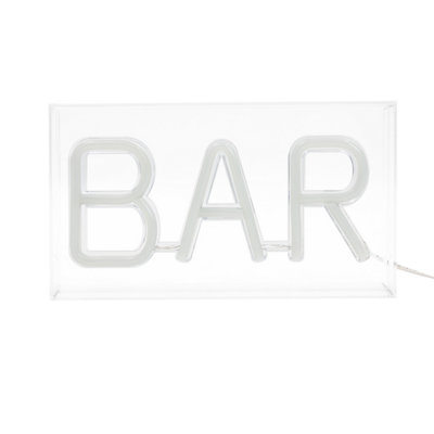 Global Gizmos 'Bar' Acrylic Neon Light