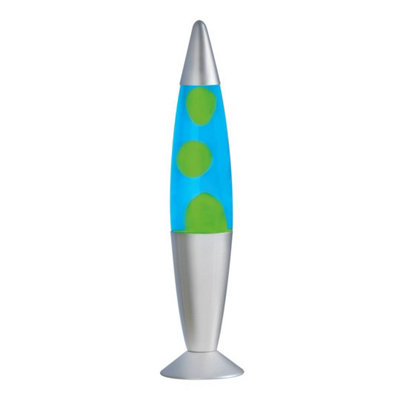 Global Gizmos Blue Green Retro Lava Lamp