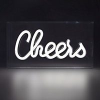 Global Gizmos 'Cheers' Acrylic Neon Light