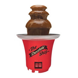 Global Gizmos Chocolate Fountain 50990 Red Chocolate fountain with Tabletop Design