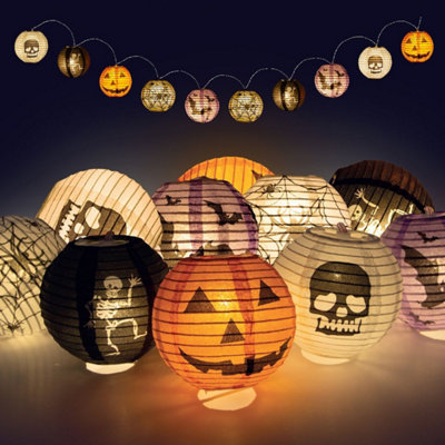 Global Gizmos Halloween Lantern String Lights