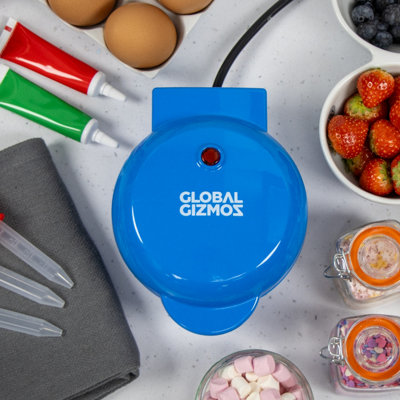 Global Gizmos 35570 Mini Waffle Maker – Pink
