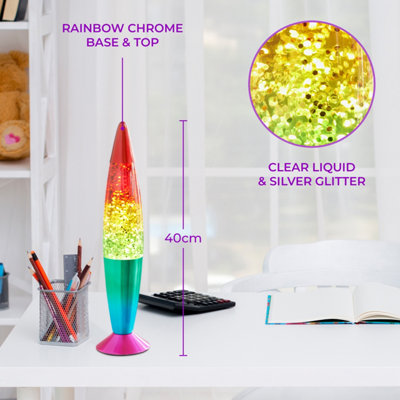 Glitter deals light lamp