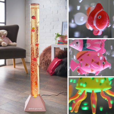 Bubble lamp online with fish