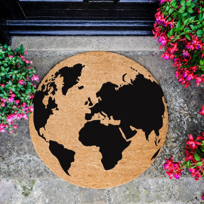 Globe Circle Doormat- Round 70cm