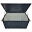 Globel 5x3ft Metal Storage Cushion Box - Grey